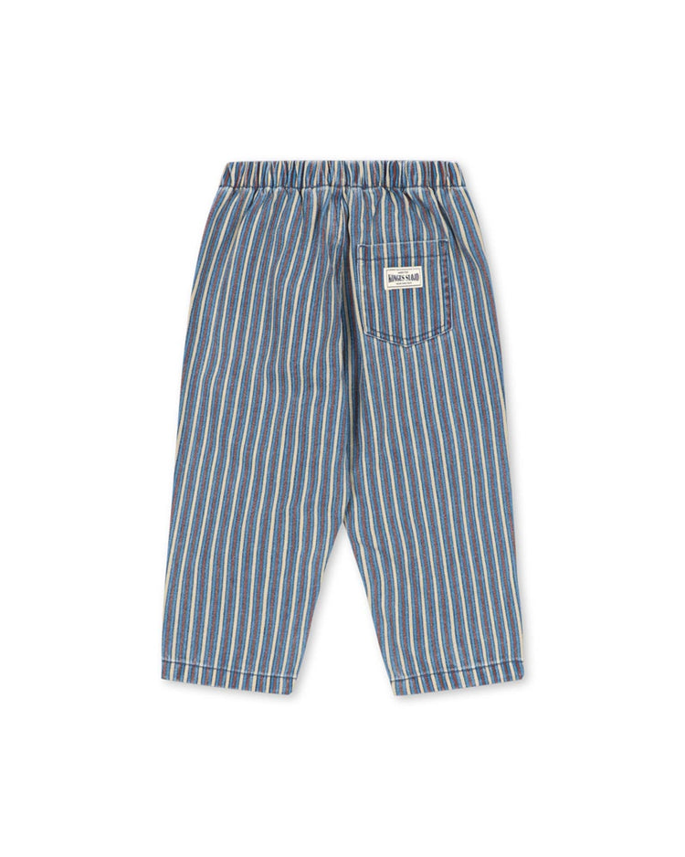 konges sløjd magot pants in tricolore bleu kids Little