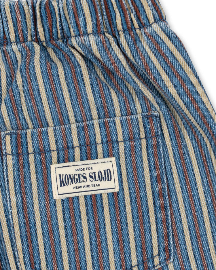 konges sløjd magot pants in tricolore bleu kids Little