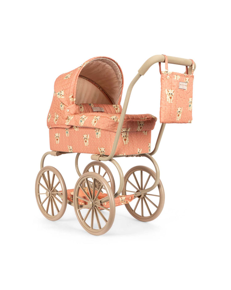 konges sløjd minnie doll pram in ciao miao rose play Little