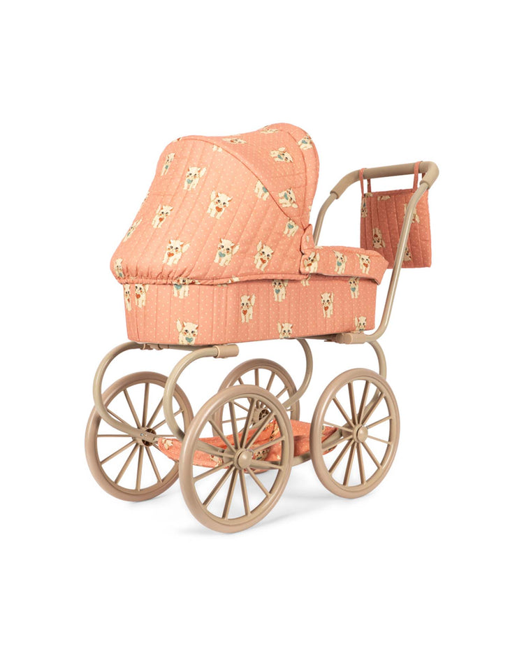konges sløjd minnie doll pram in ciao miao rose play Little