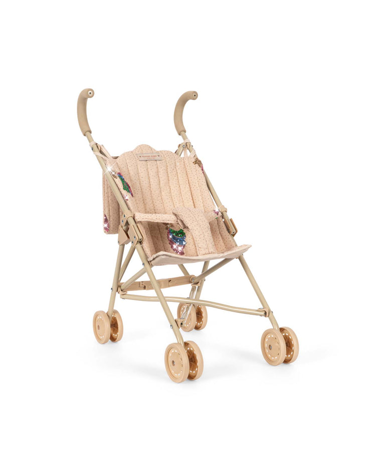 konges sløjd tulle doll stroller in rainbow star play Little