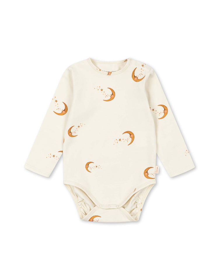konges sløjd basic long sleeve bodysuit in moon baby Little