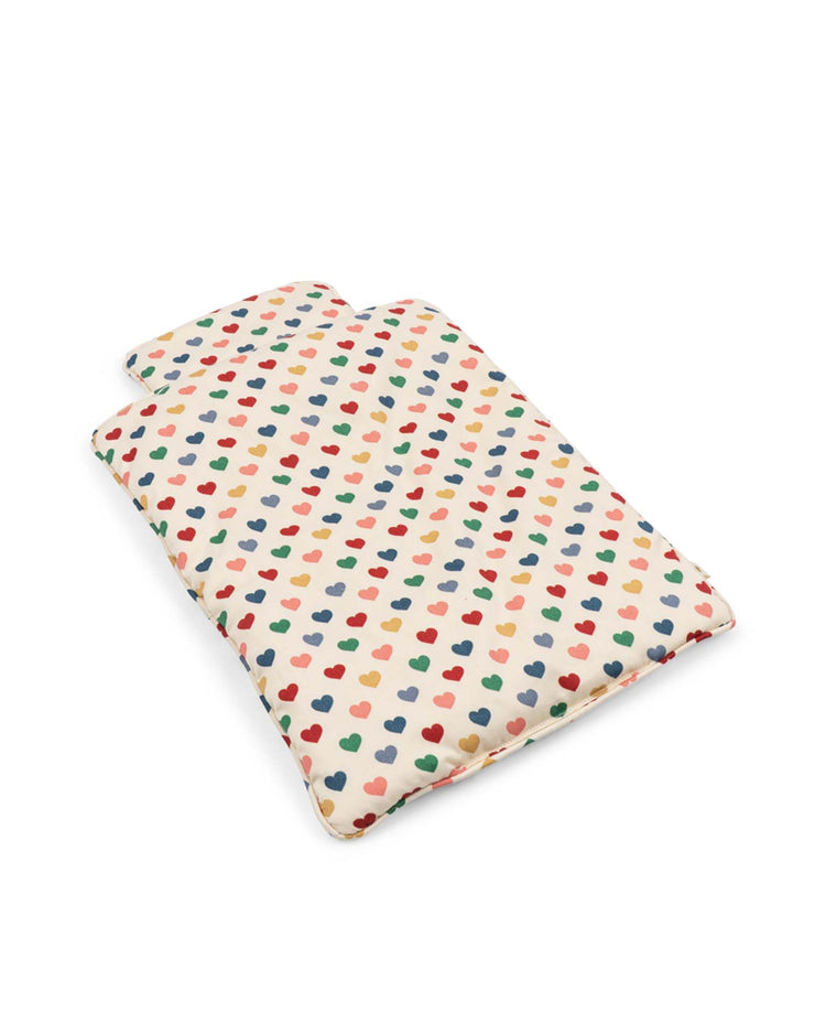 konges sløjd doll bedding in coeur coloré play Little