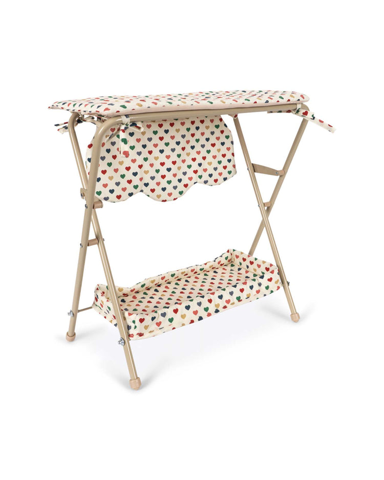 konges sløjd doll changing table in coeur coloré play Little