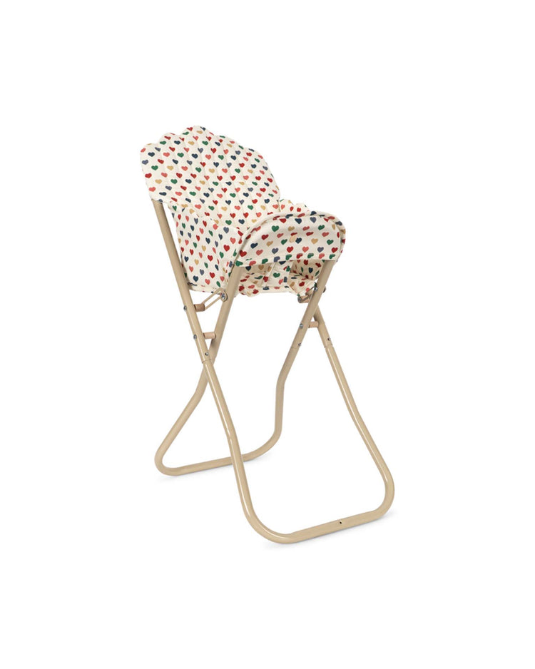 konges sløjd doll high chair in coeur coloré play Little