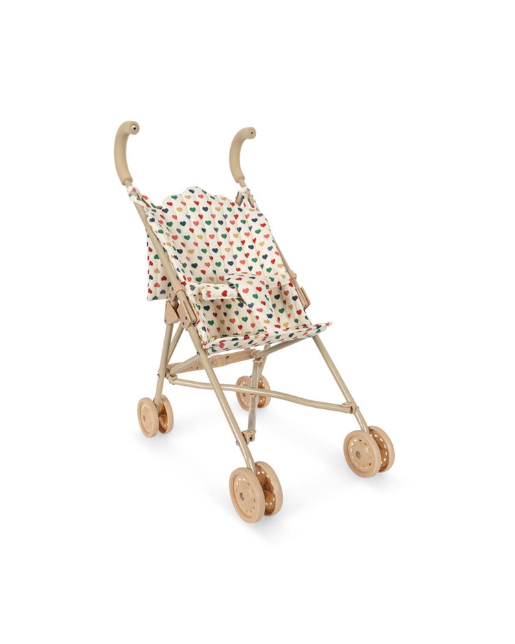 konges sløjd doll stroller in coeur coloré play Little
