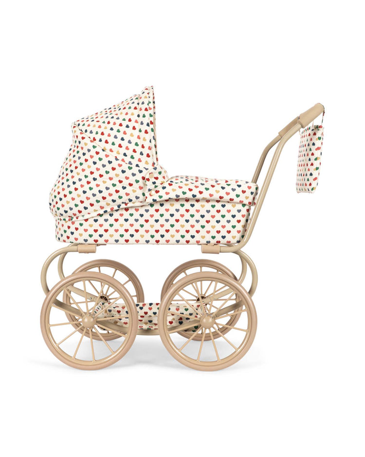 konges sløjd minnie doll pram in coeur coloré play Little