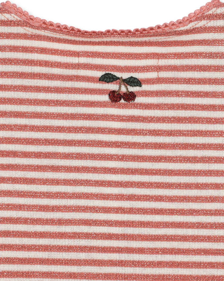 konges sløjd roli stripe cardigan in rose cream stripe kids Little