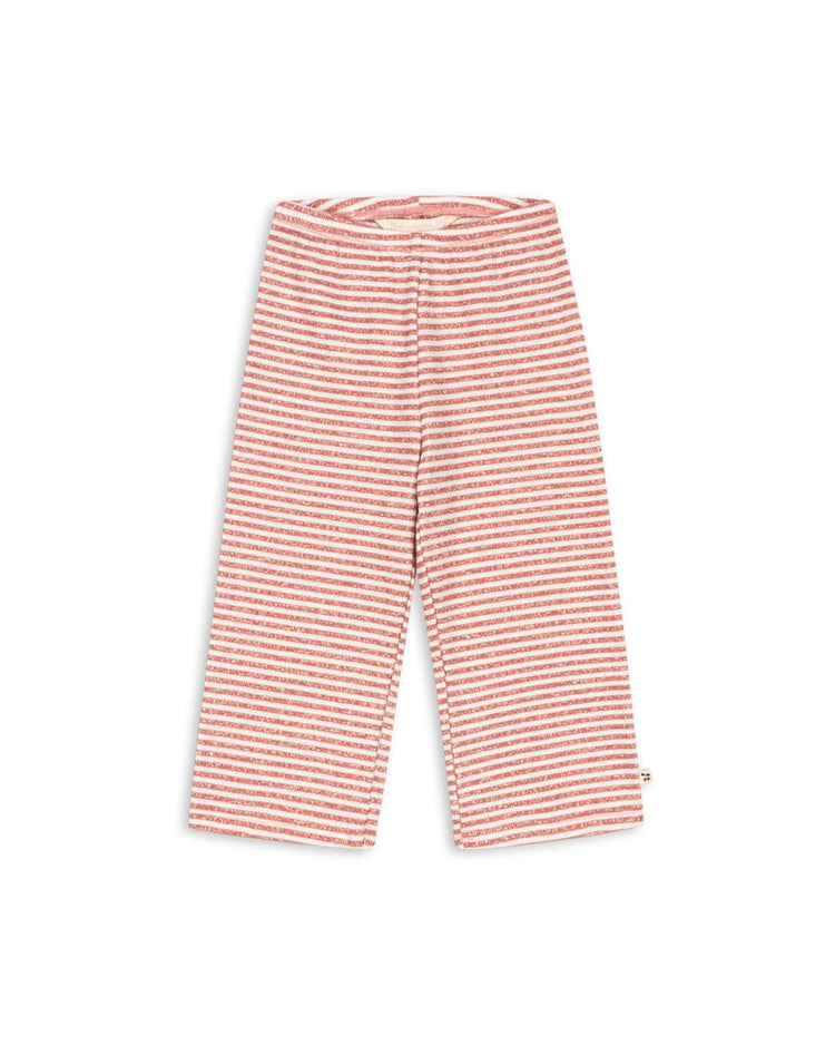 konges sløjd roli stripe flared pants in rose cream stripe kids Little