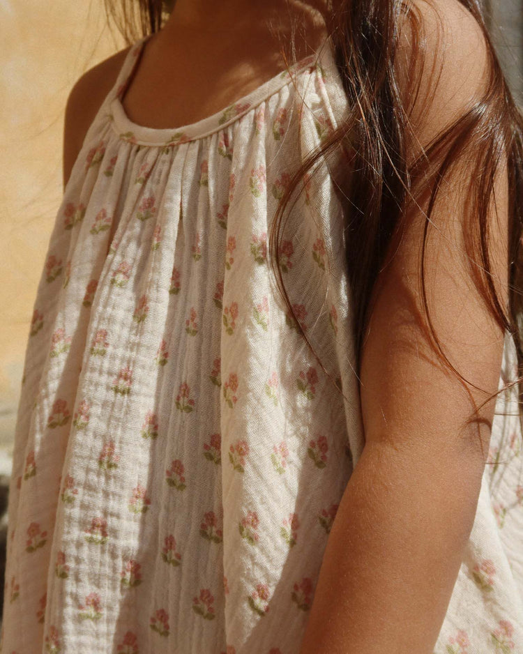 konges sløjd coco strap dress in carta rosa kids Little