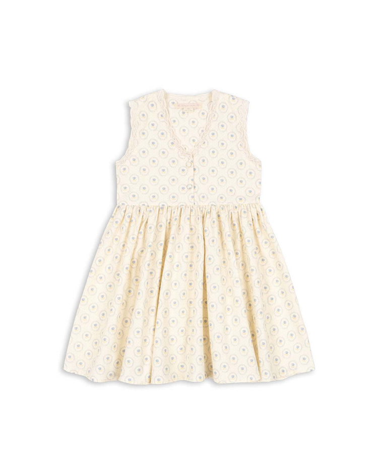 konges sløjd coeur lace dress in ciel mirage kids Little