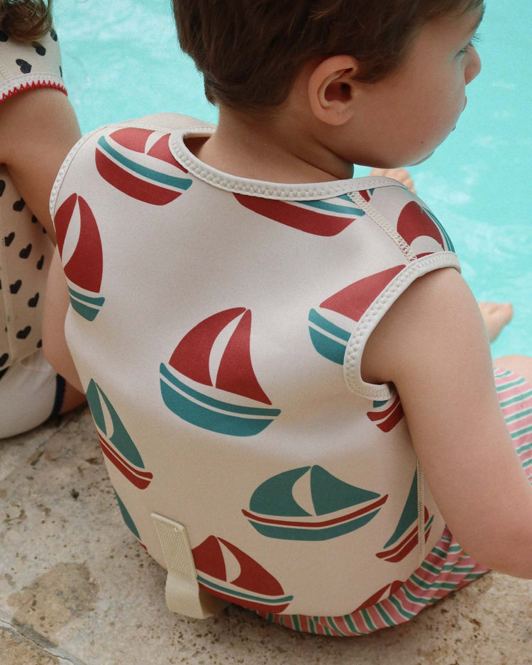 Little konges sløjd kids ellis swim vest in ahoy