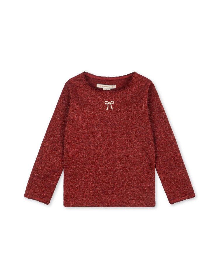 konges sløjd roli blouse in red dahlia kids Little
