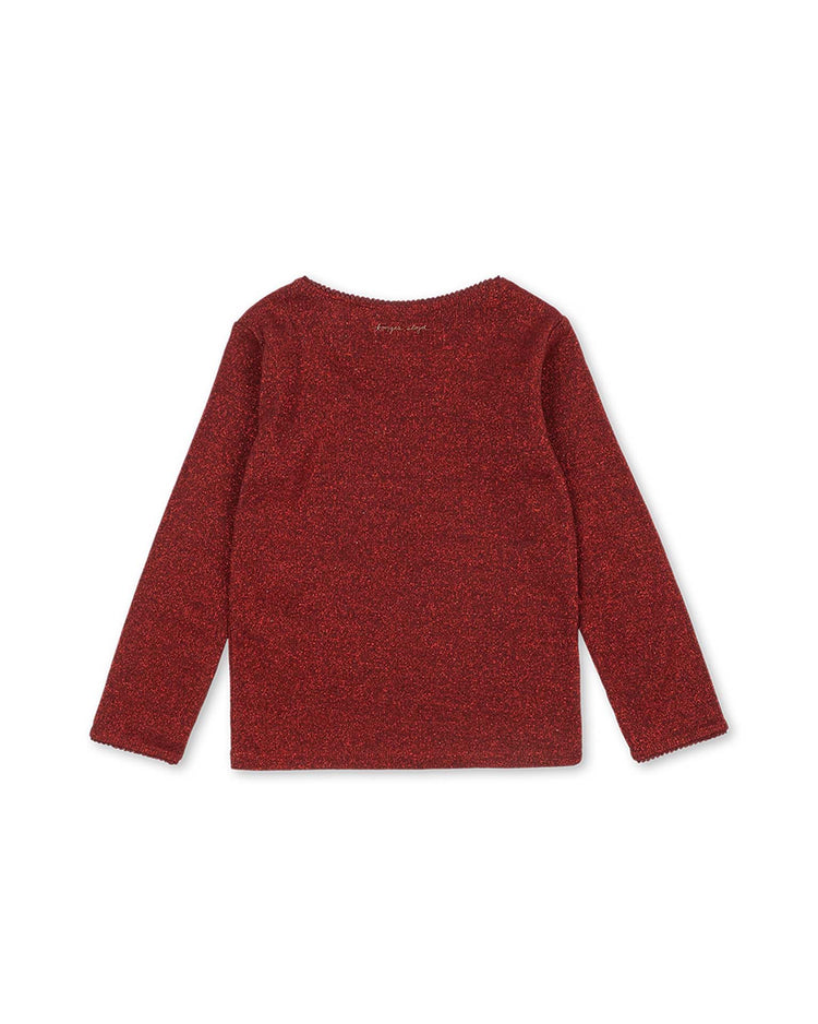 konges sløjd roli blouse in red dahlia kids Little