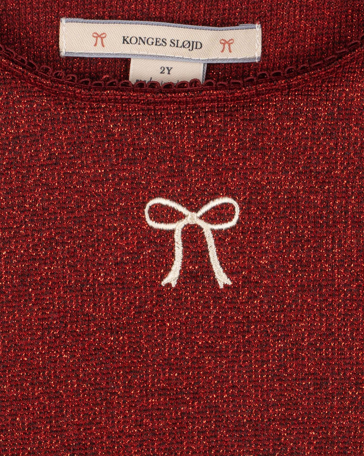 konges sløjd roli blouse in red dahlia kids Little