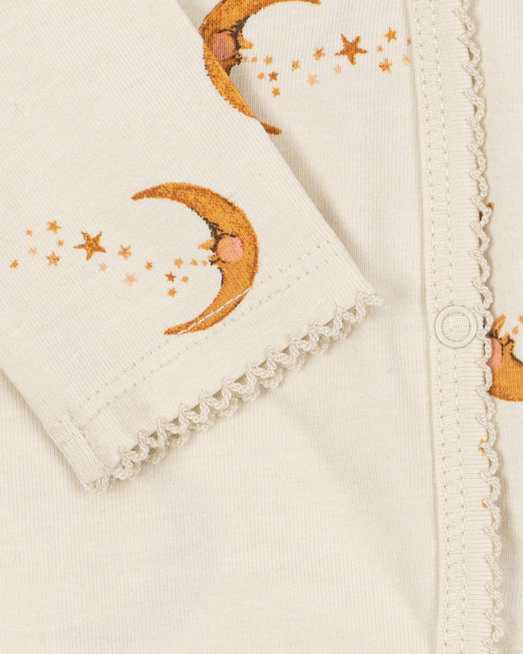 konges sløjd basic long sleeve newborn bodysuit in moon baby Little