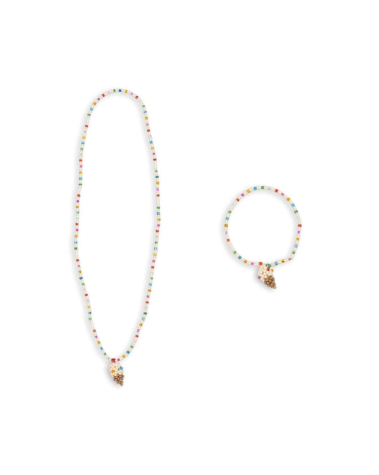 konges sløjd ice cream necklace and bracelet set accessories Little