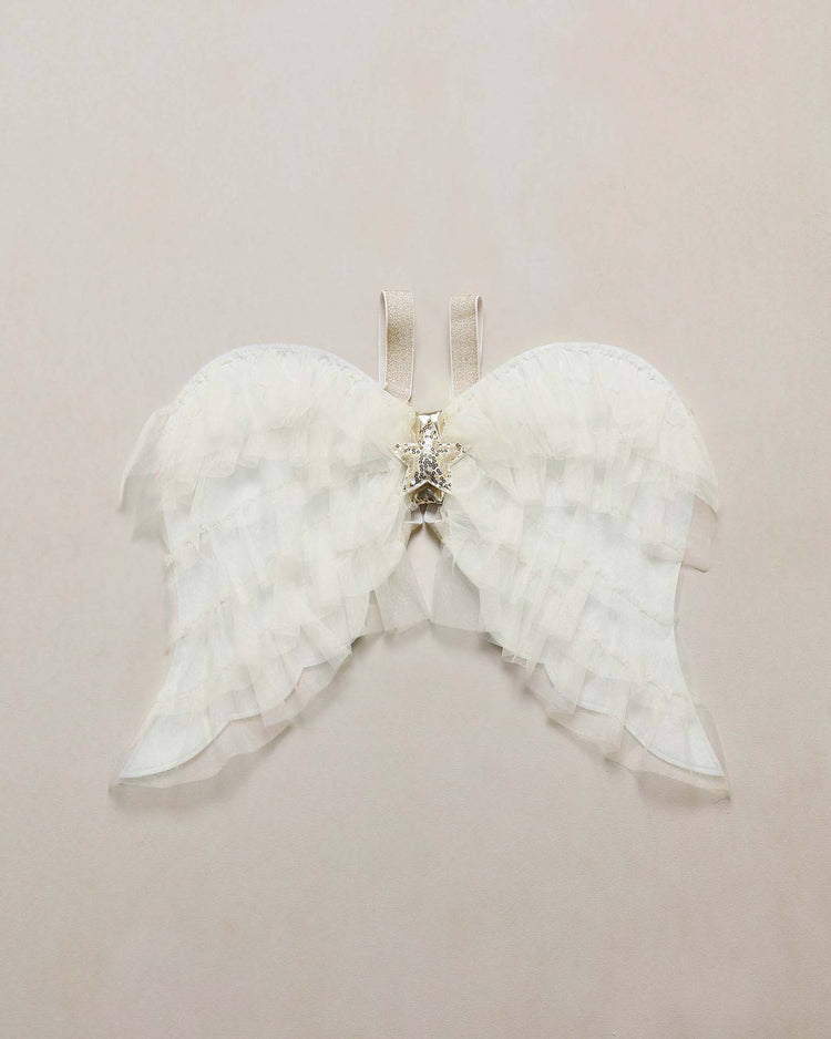 noralee angel wings in ivory shimmer kids Little