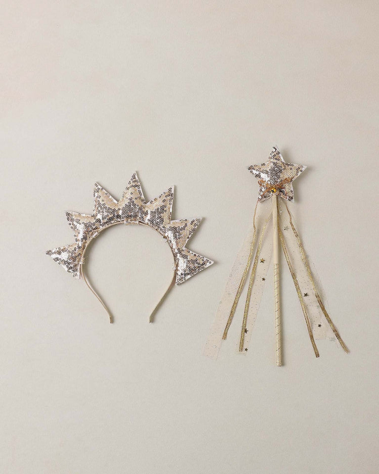 noralee sun crown + wand in gold kids Little