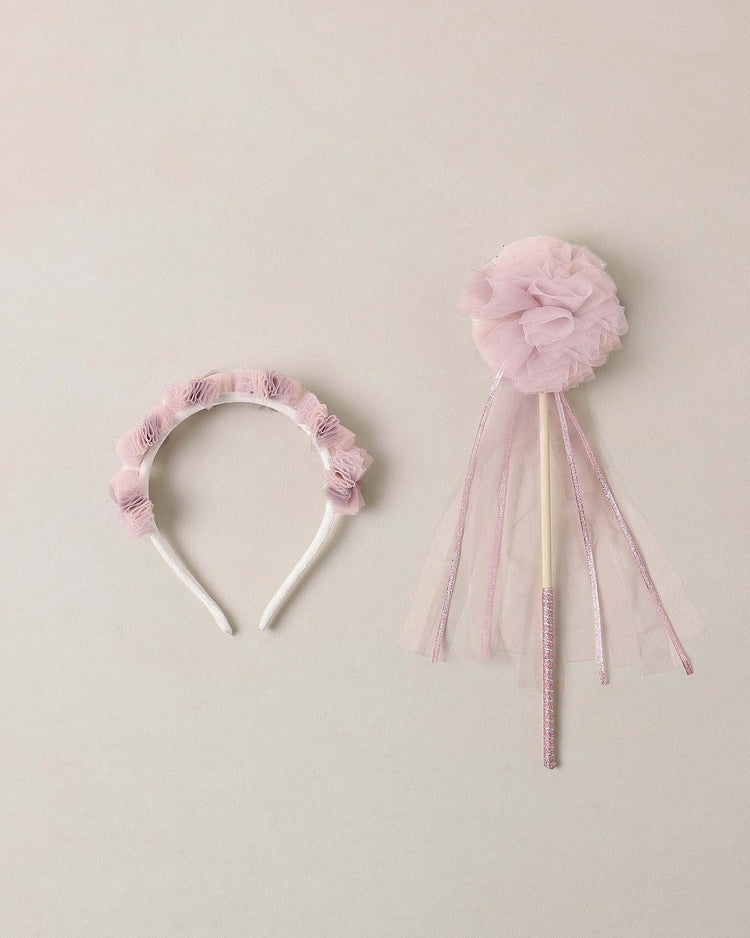 noralee pom pom crown + wand in sugar plum kids Little