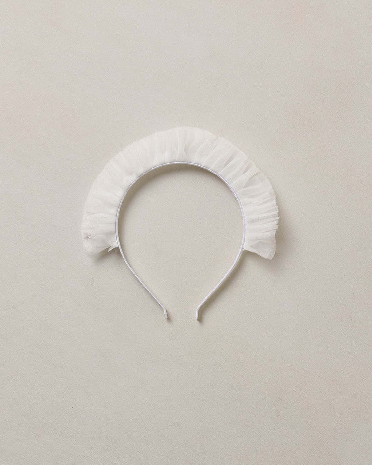 noralee ruffle headband in ivory accessories Little