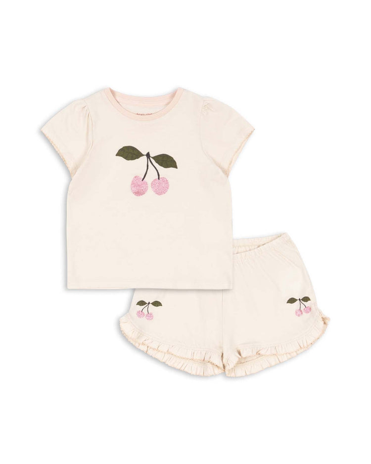 konges sløjd famo frill set in buttercream kids Little