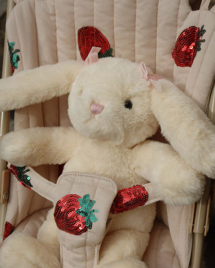 konges sløjd tulle doll stroller in strawberry play Little