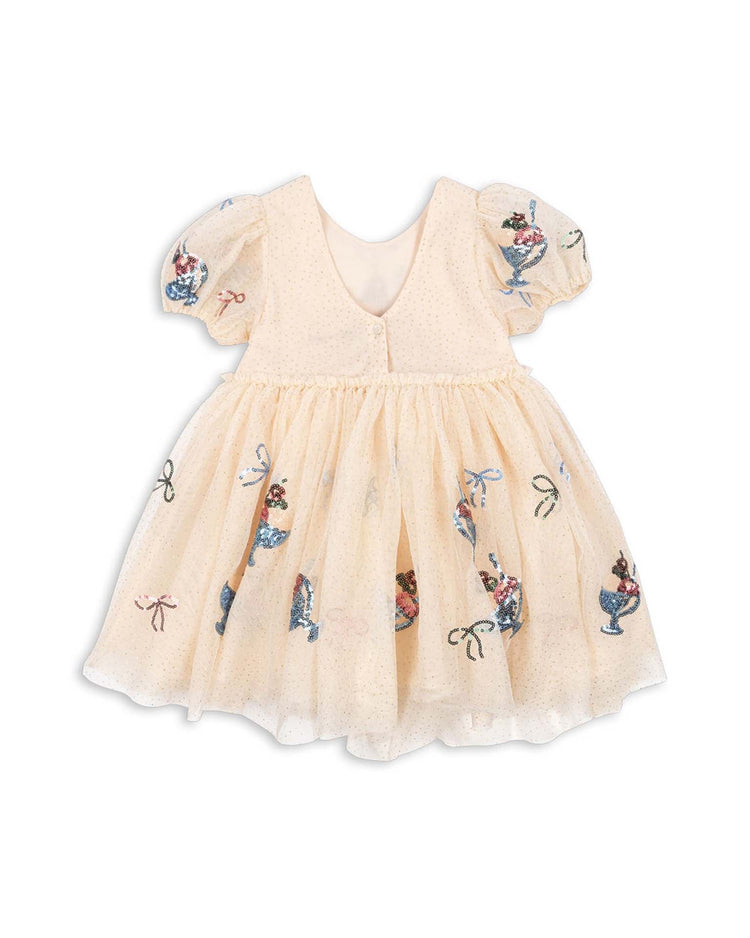 konges sløjd yvonne puff dress in gelato kids Little