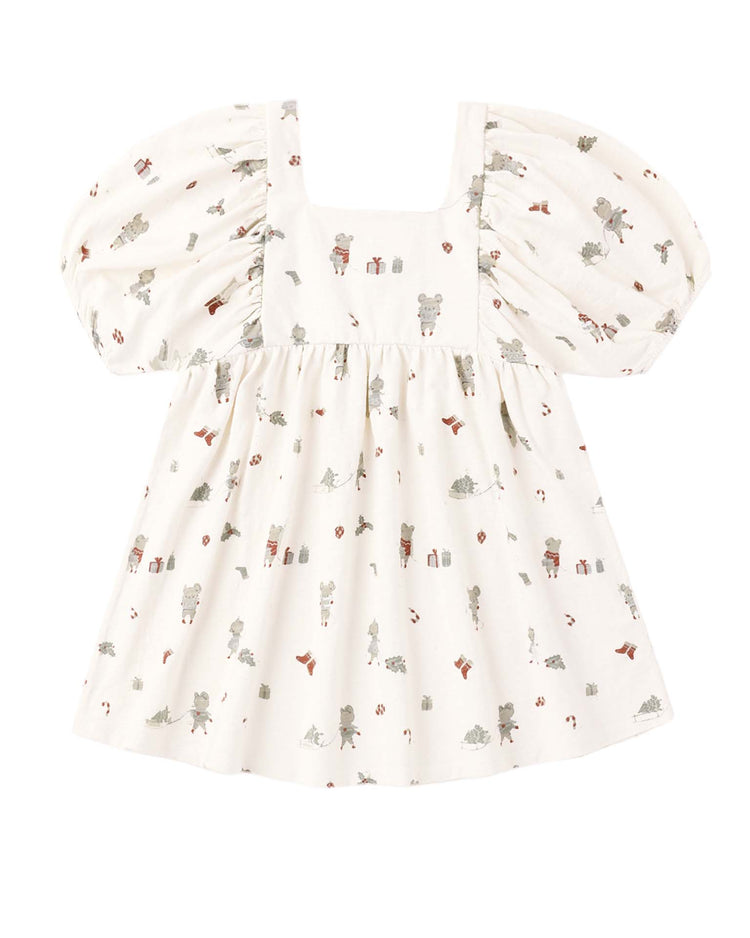 rylee + cru brea dress in holiday mouse kids Little