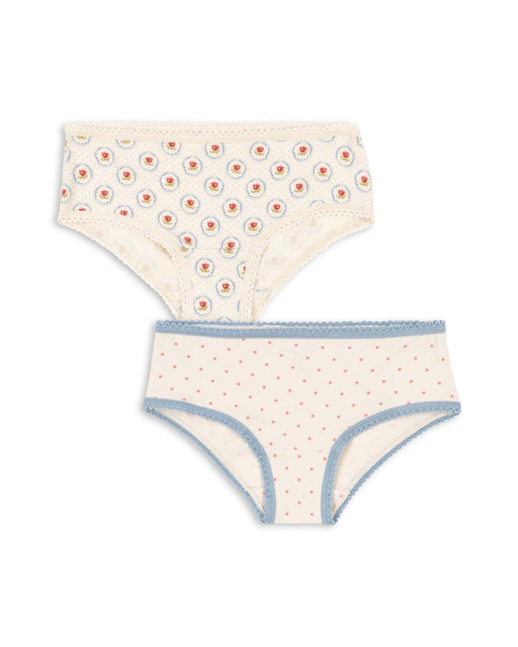 konges sløjd basic girl underpants in pirouette dot + mirage kids Little
