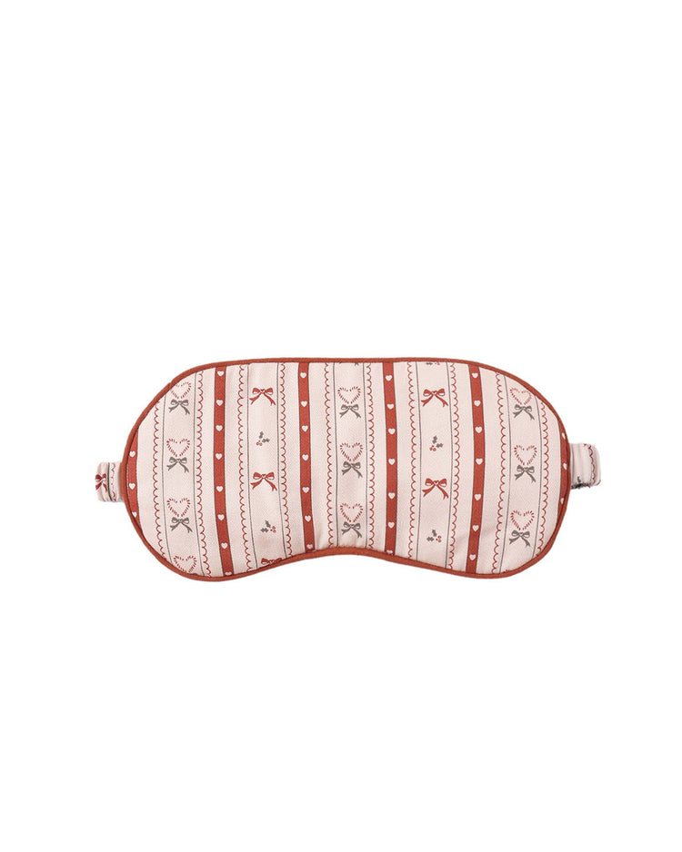 sleep mask in candy cane lane