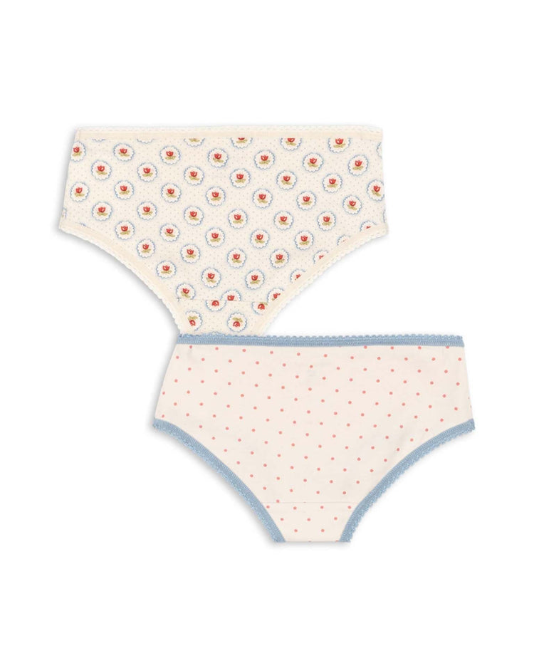 konges sløjd basic girl underpants in pirouette dot + mirage kids Little