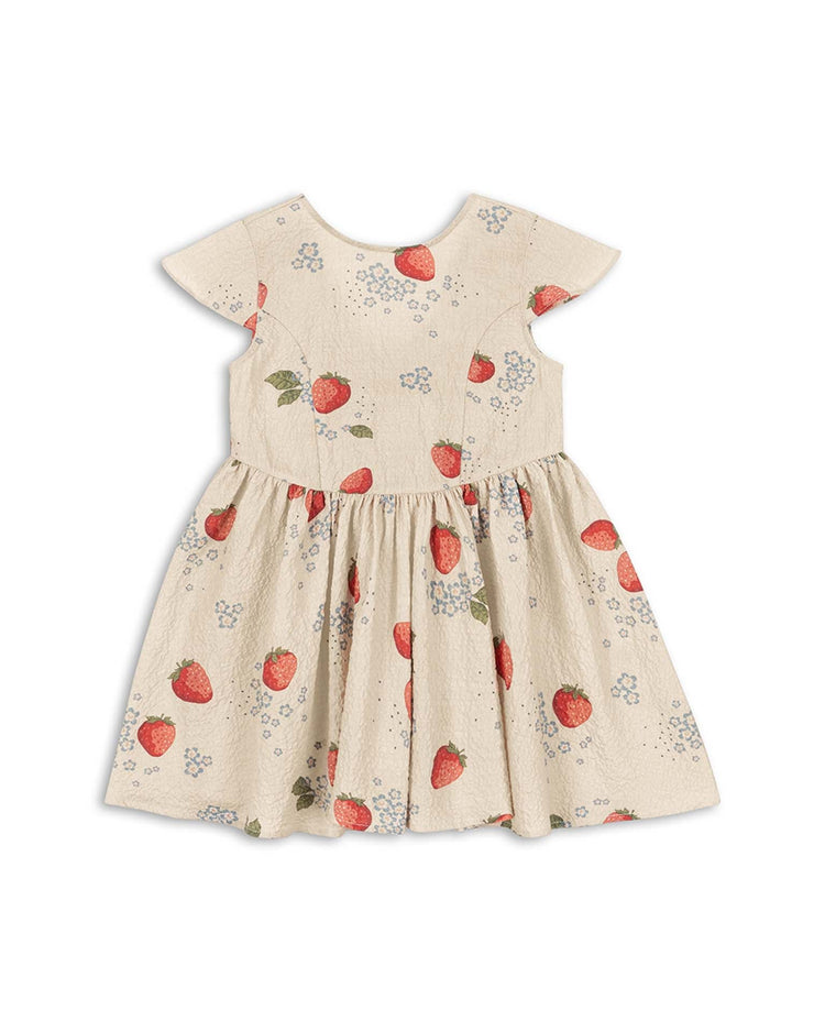 konges sløjd ava short sleeve bow dress in marmelade sun kids Little