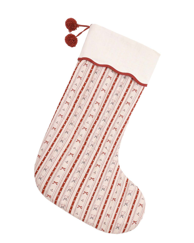 rylee + cru noel stocking in candy cane lane home Little