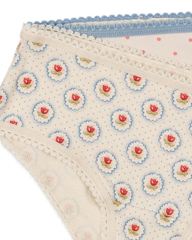 konges sløjd basic girl underpants in pirouette dot + mirage kids Little