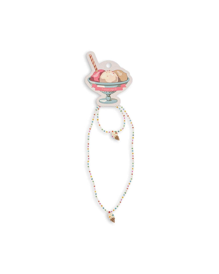 konges sløjd ice cream necklace and bracelet set accessories Little