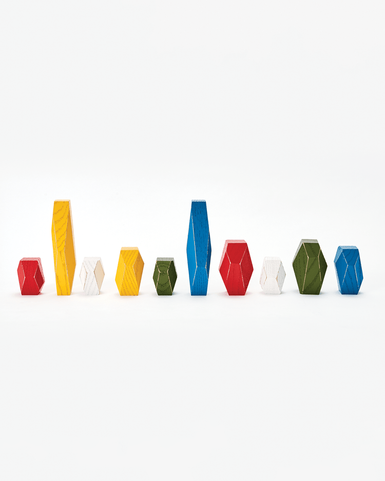 Little areaware play balancing blocks multicolor