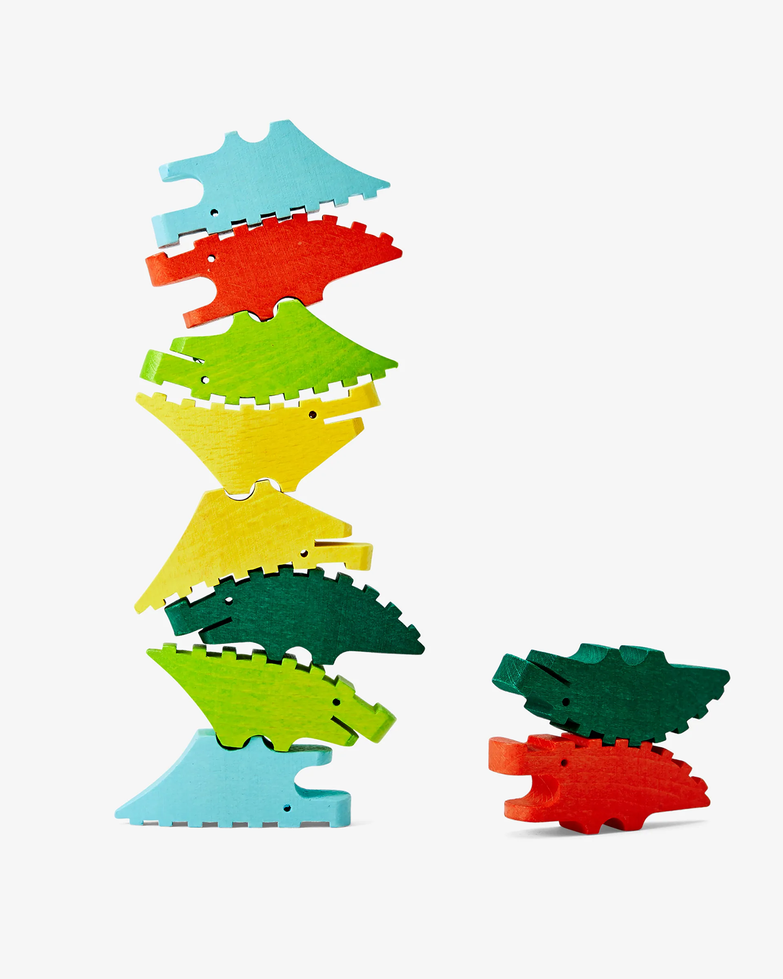 Little areaware play croc pile mini set of 10