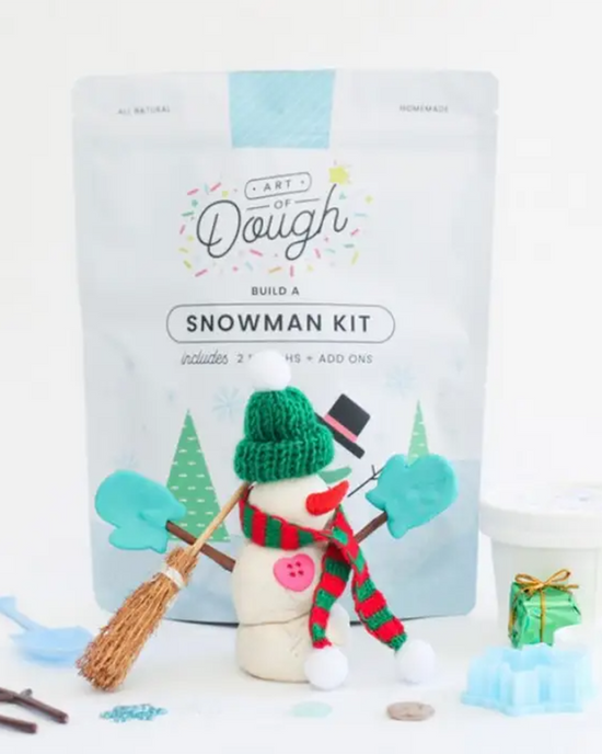 Little art of dough play build a snowman dough kit