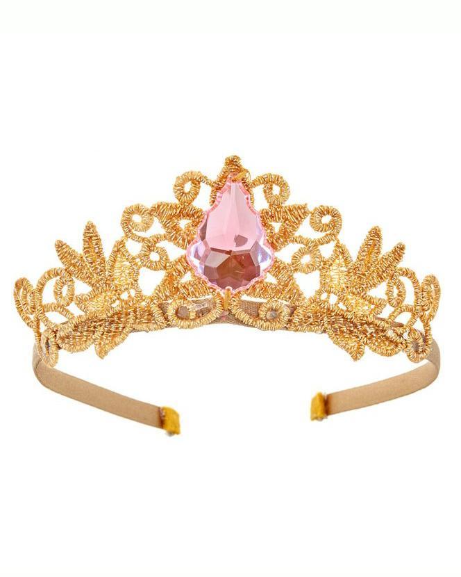 heart of gold princess crown in pink