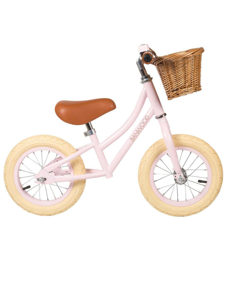 Little banwood play first go! balance bike in pink
