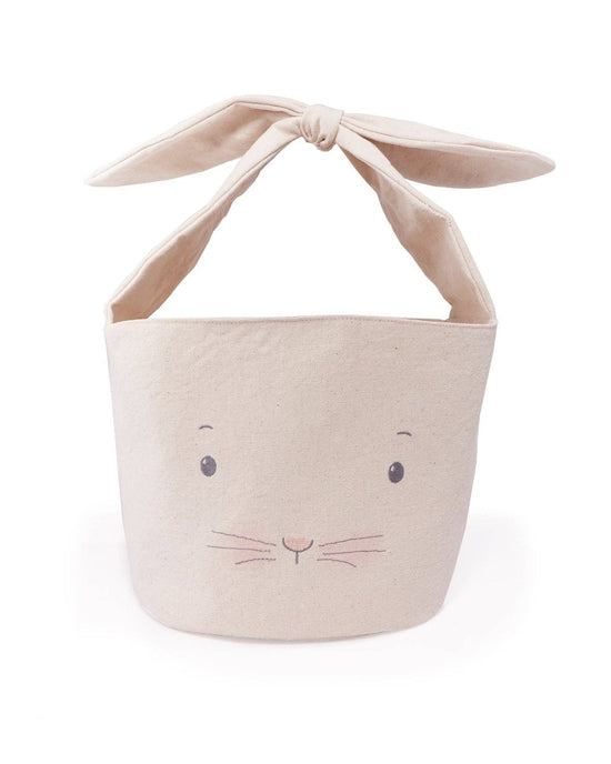 Little bunnies by the bay play bun bun basket in cream