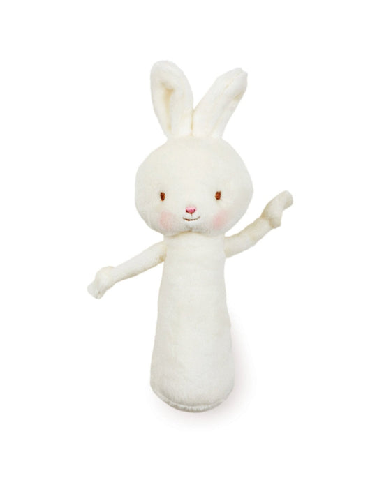 Little bunnies by the bay play friendly chime bunny in white