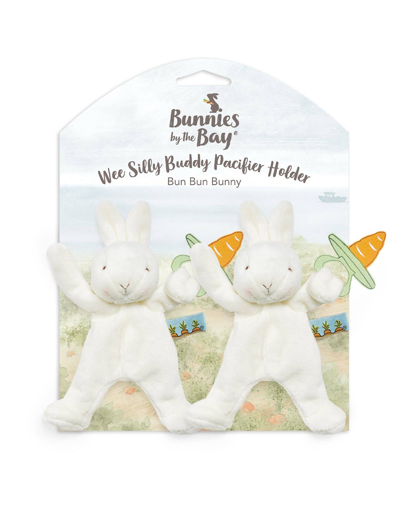 Little bunnies by the bay play wee silly white hare + a spare
