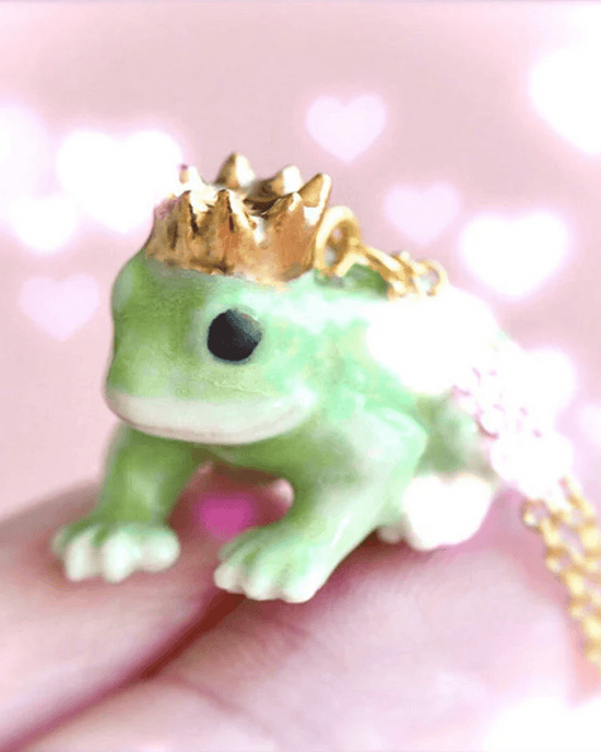 Little camp hollow accessories frog price necklace