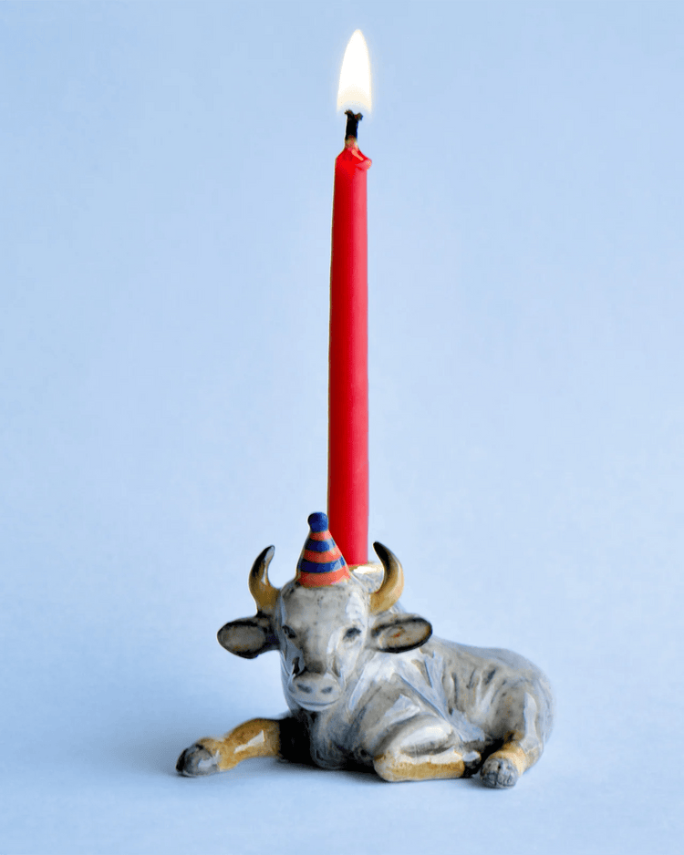 Little camp hollow paper + party year of the ox cake topper