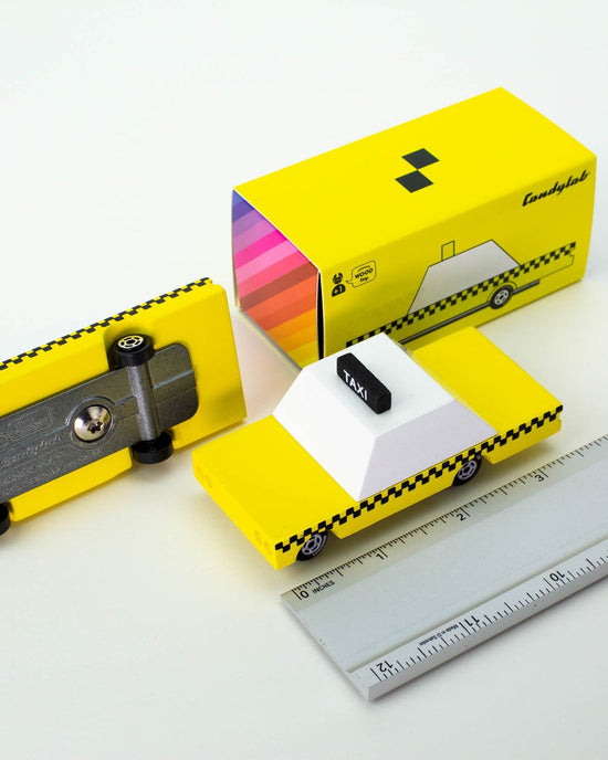 Little candylab play yellow taxi candycar
