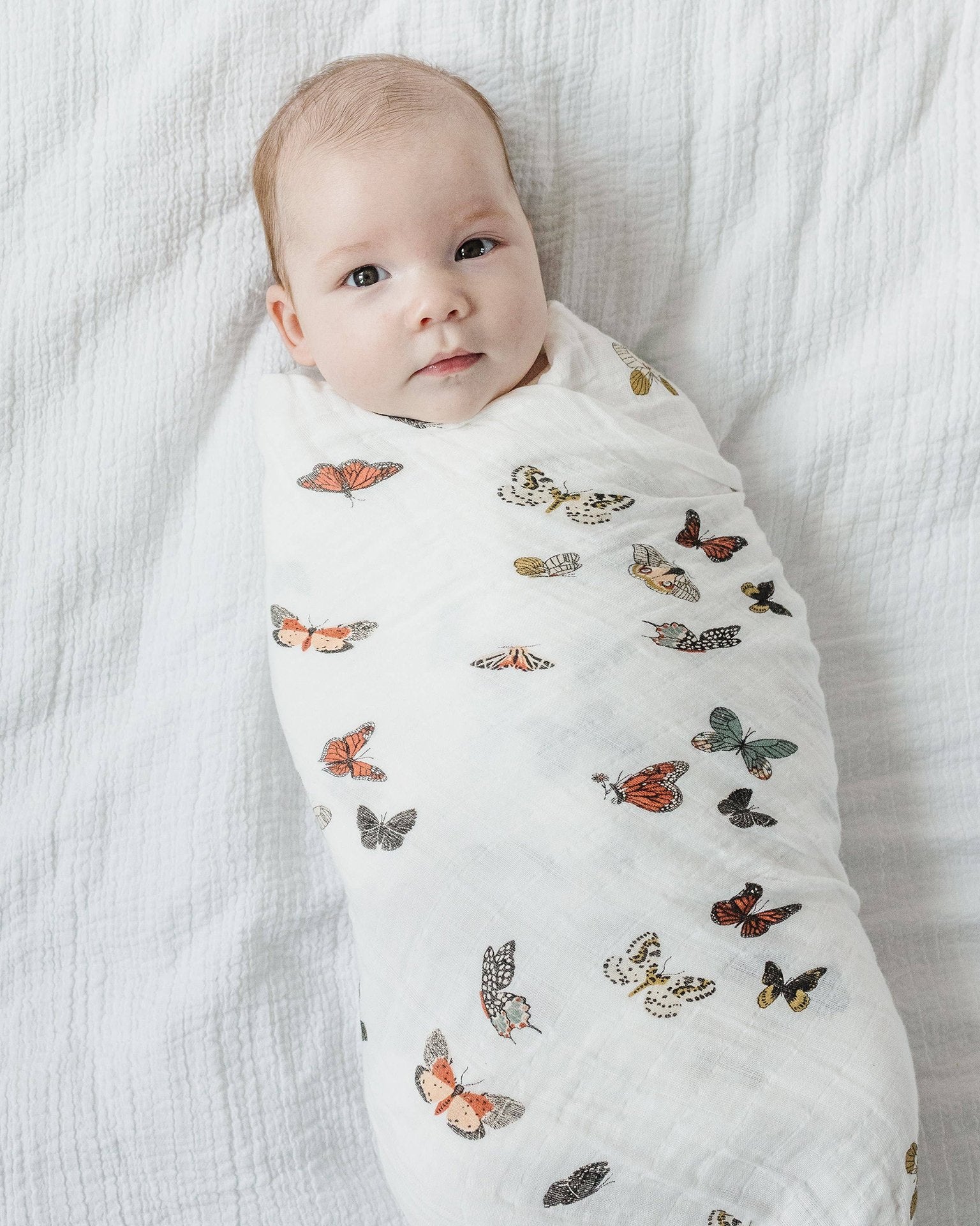 Little clementine kids baby accessories butterfly migration swaddle