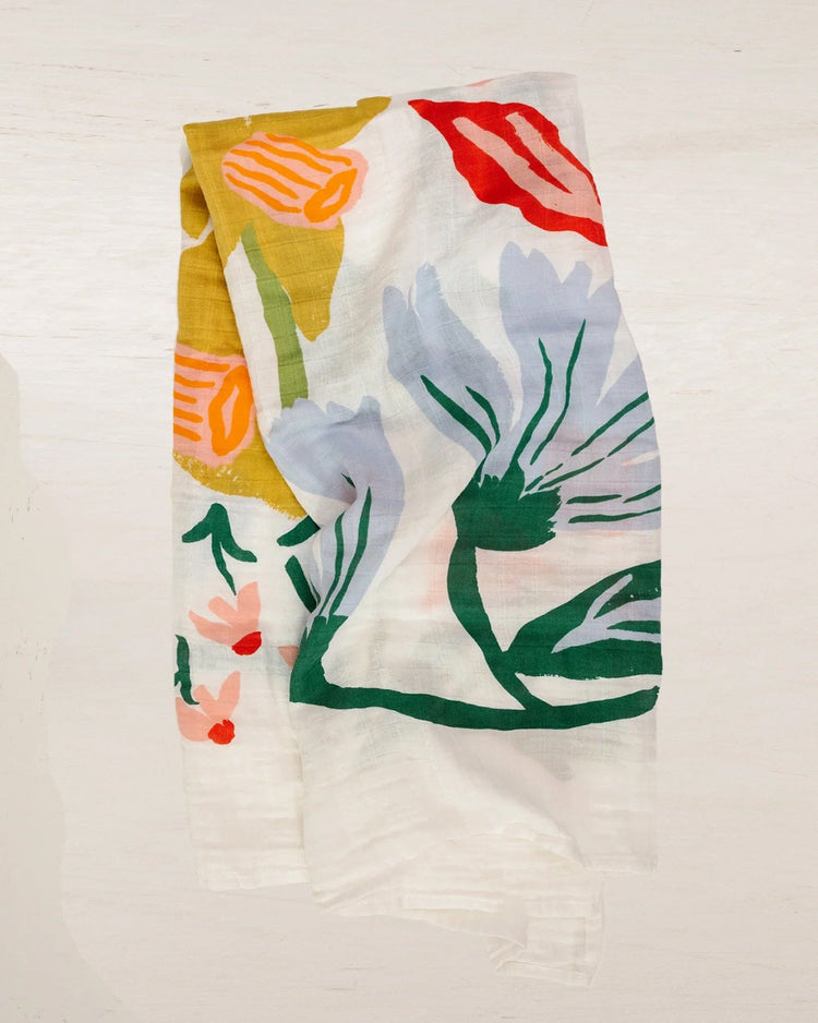 Little clementine kids accessories cottage garden swaddle