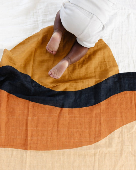 Little clementine kids room sunset swaddle
